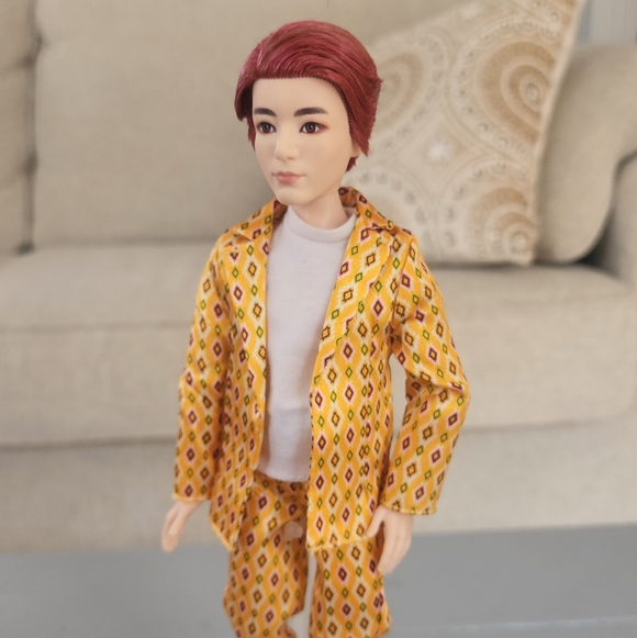 Mattel Ken Barbie Asian Teen Handsome Rooted Red Hair Man Boyfriend Doll - Picture 2 of 7